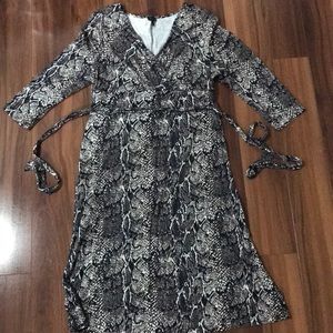 Talbots Snake Skin Printed Dress